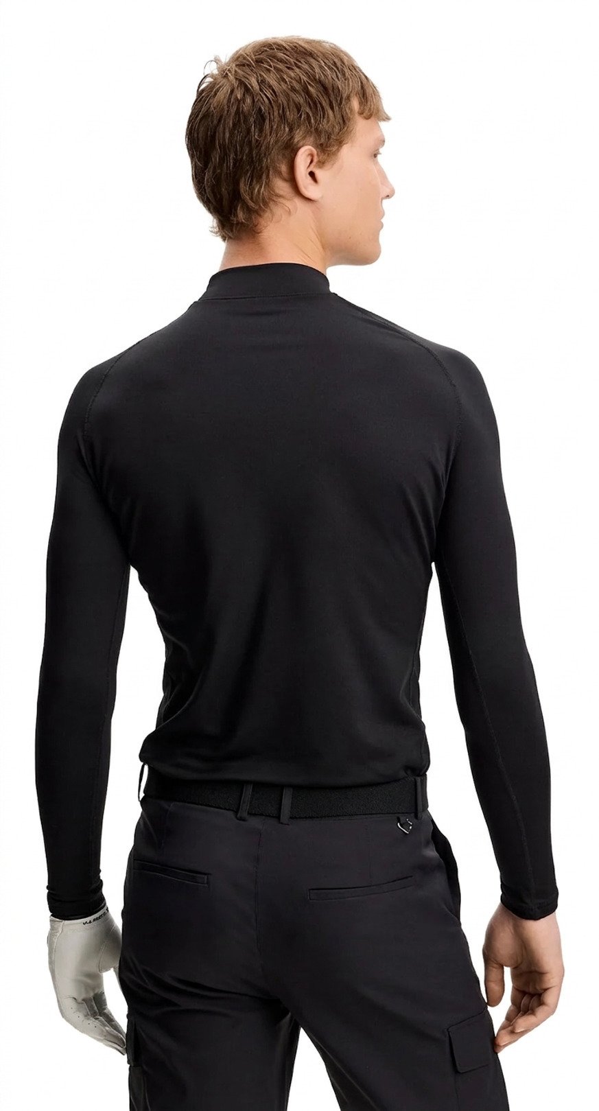 J.Lindeberg Ello Brushed pánské triko, černé