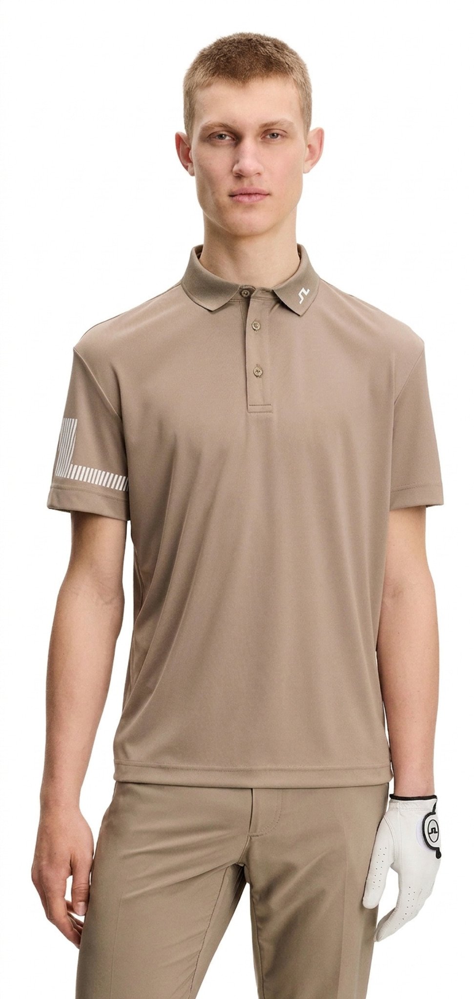 J.Lindeberg Heath pánské polo, brindle