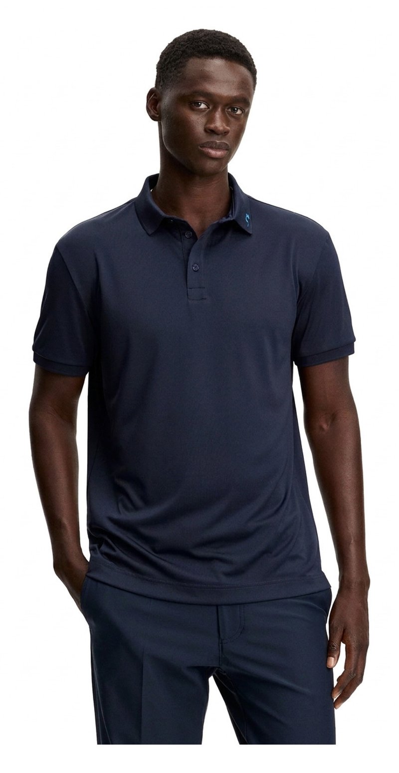 J.Lindeberg KV Print pánské polo, JLNavy