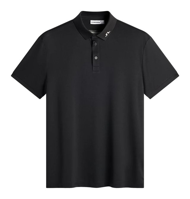 J.Lindeberg KV Print pánské polo, černé