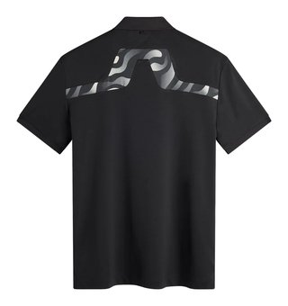 J.Lindeberg KV Print pánské polo, černé