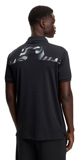 J.Lindeberg KV Print pánské polo, černé