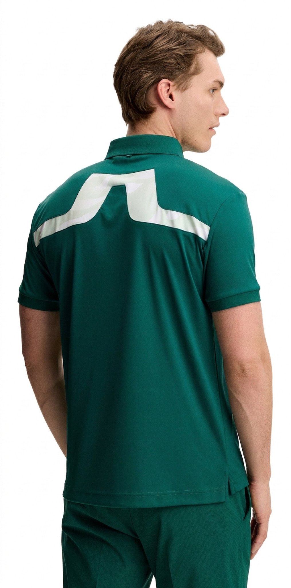 J.Lindeberg KV Print pánské polo, forest biome