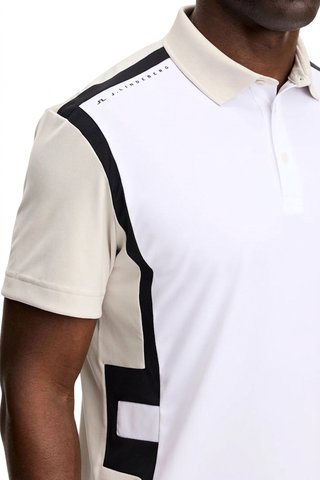 J.Lindeberg Men Finn Polo Moonbeam