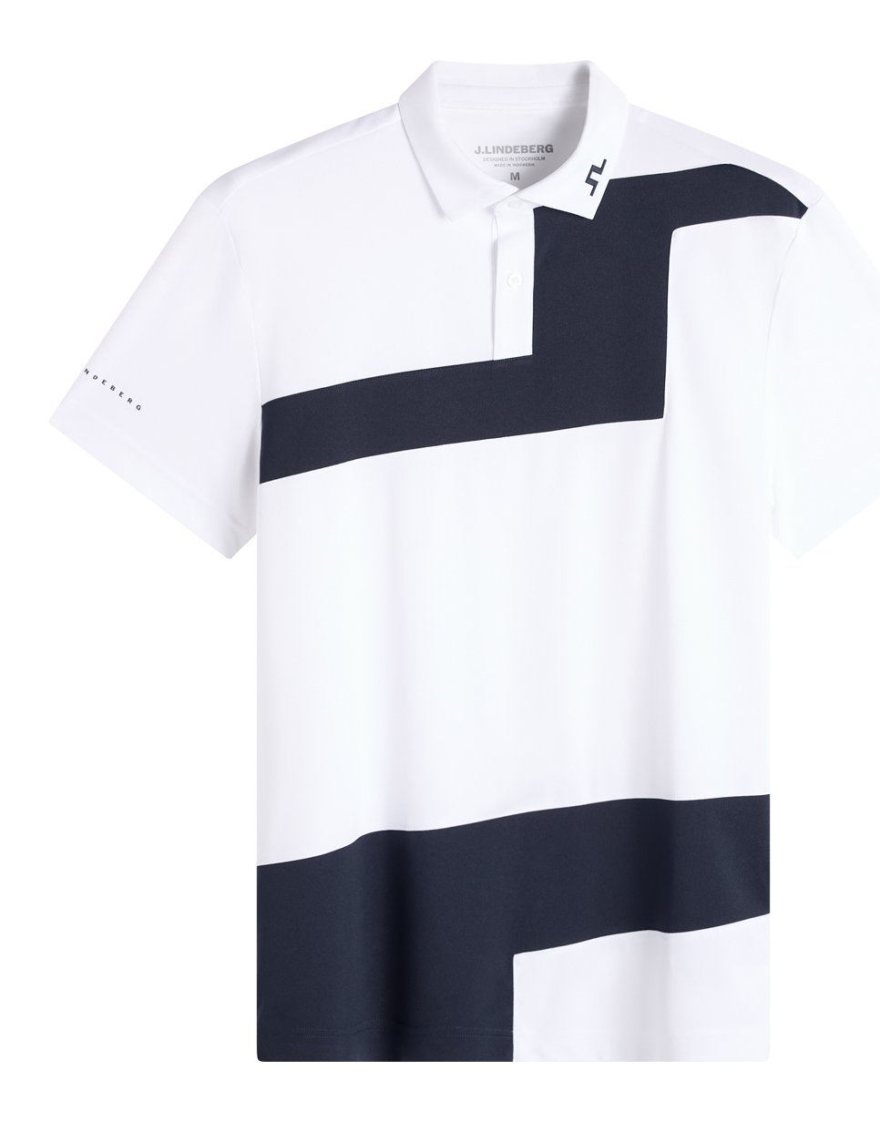 J.Lindeberg Sidd pánské polo, bílé