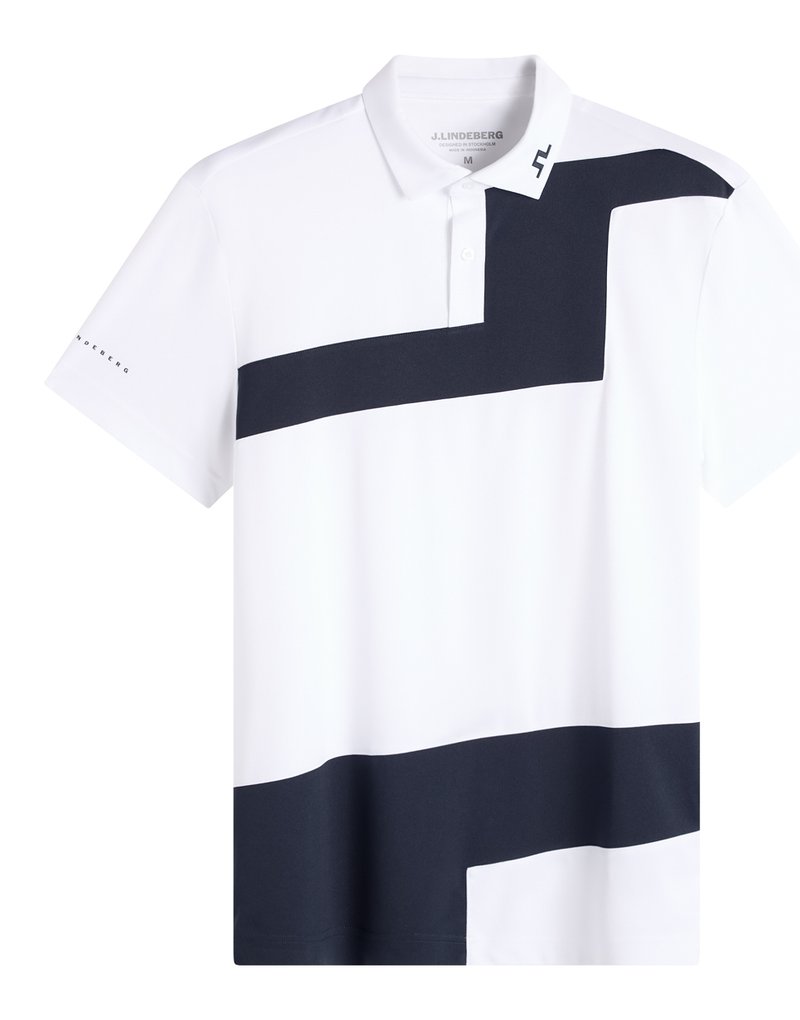 J.Lindeberg Sidd pánské polo, bílé