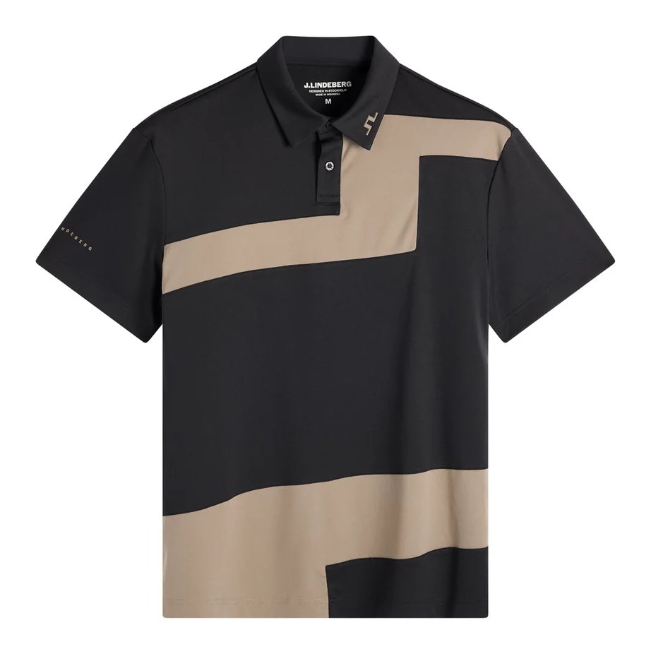 J.Lindeberg Sidd pánské polo, brindle