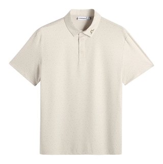 J.Lindeberg Tod Print pánské polo, bias bridge micro moon brindle
