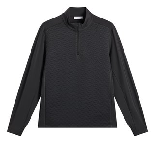 J.Lindeberg Lassy Quarter Zip Mid pánská vrstva, černá