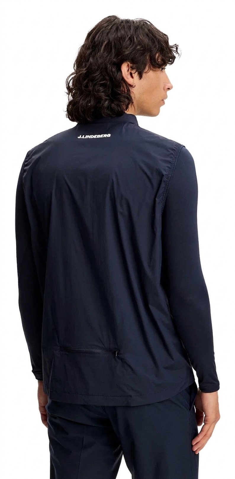 J.Lindeberg Tour Tech Packable pánská vesta, JLNavy