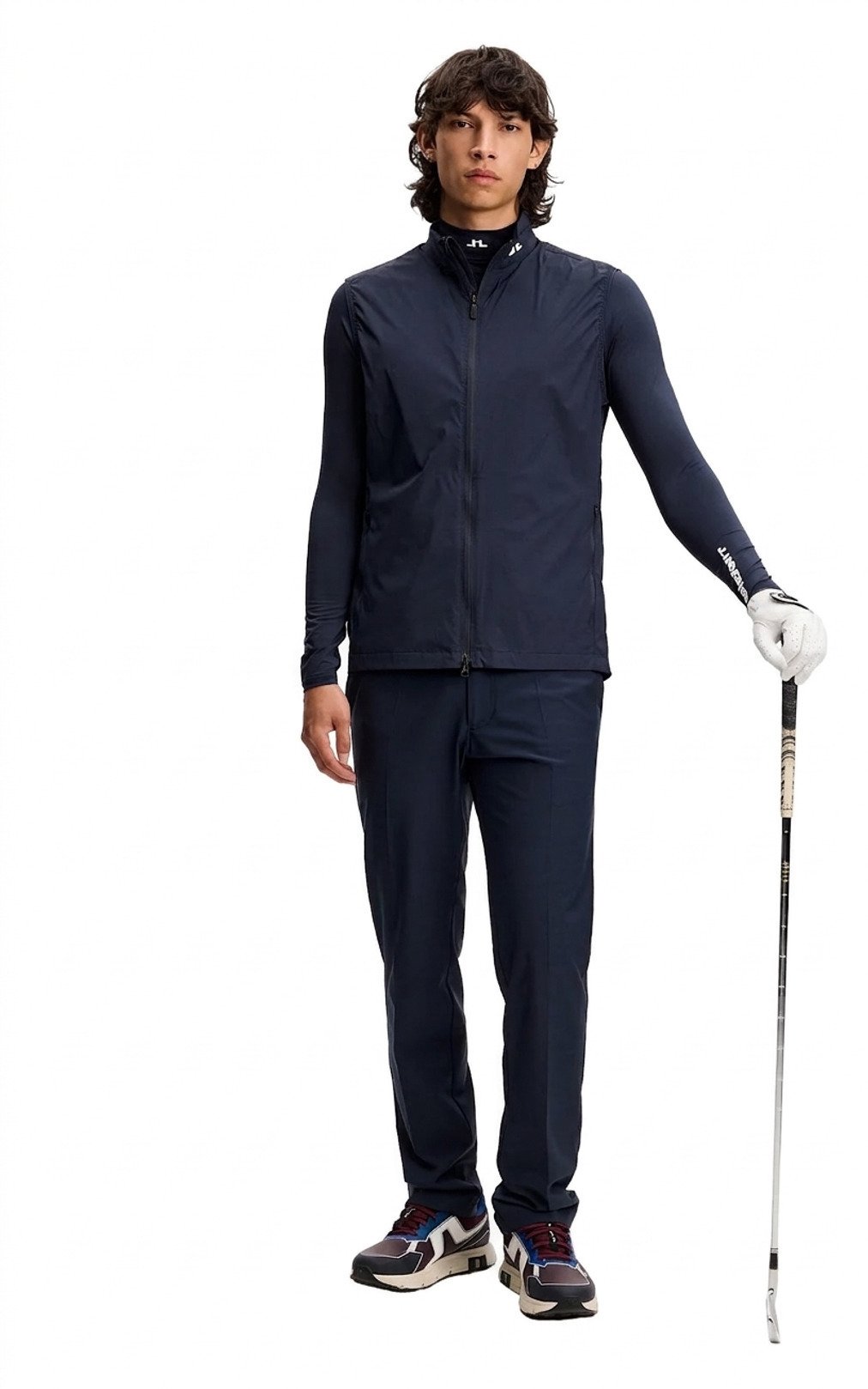 J.Lindeberg Tour Tech Packable pánská vesta, JLNavy