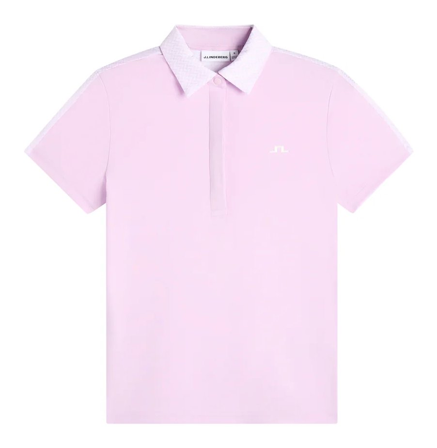 J.Lindeberg Cara Print dámské polo, orchid bouquet