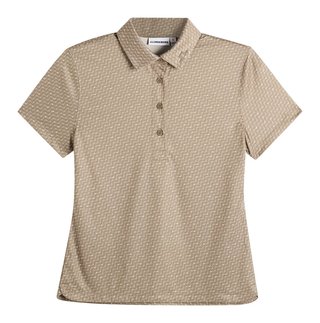 J.Lindeberg Caitlyn dámské polo, bias bridge micro brindle moon
