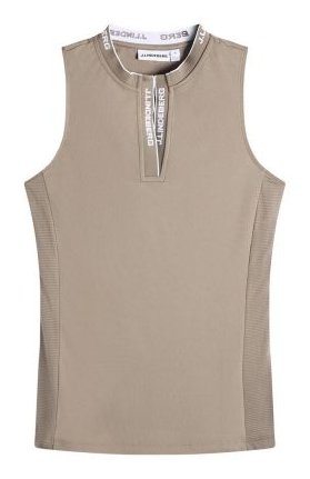J.Lindeberg Leya Sleeveless dámské polo, béžové