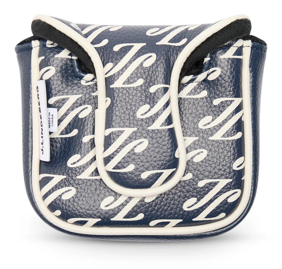 J.Lindeberg Mallet Print Putter kryt hlavy, cardi ligature navy