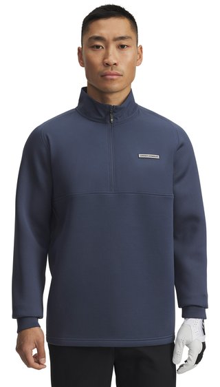 Under Armour Drive Pro Hybrid pánská mikina na zip 1/2, downpour gray