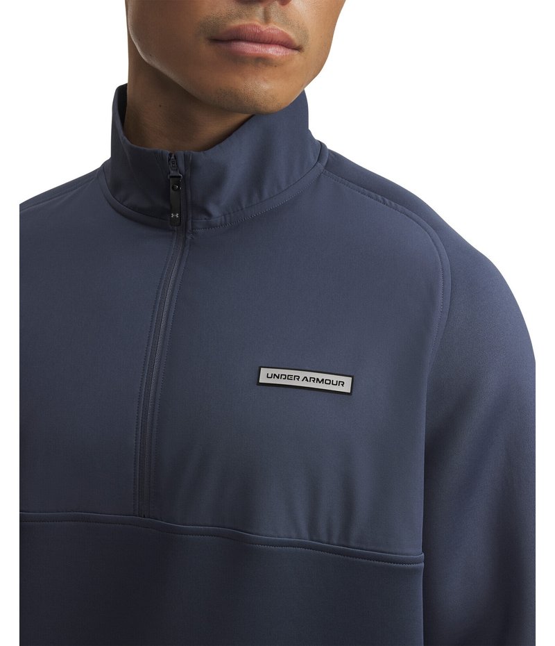 Under Armour Drive Pro Hybrid pánská mikina na zip 1/2, downpour gray