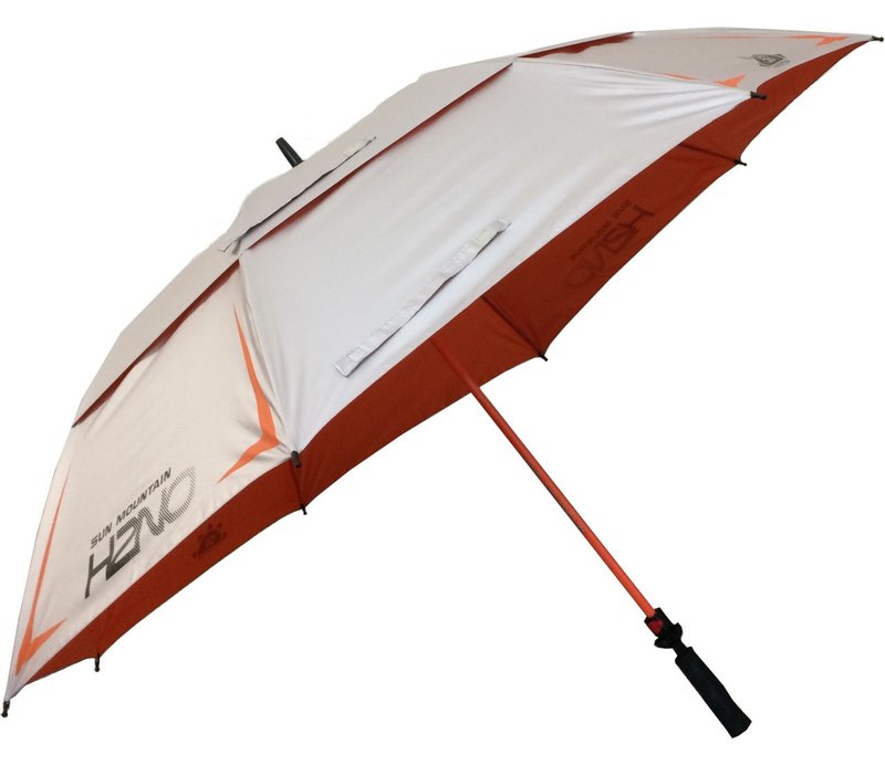 Sun Mountain H2NO Chrome UV golfový deštník 68", oranžový