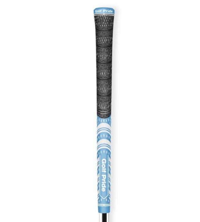 Golf Pride MCC grip (.60 RND), Midsize, světle modrá/bílá