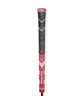 Golf Pride MCC Plus4 grip (.60 RND), Midsize, tmavě červená/bílá