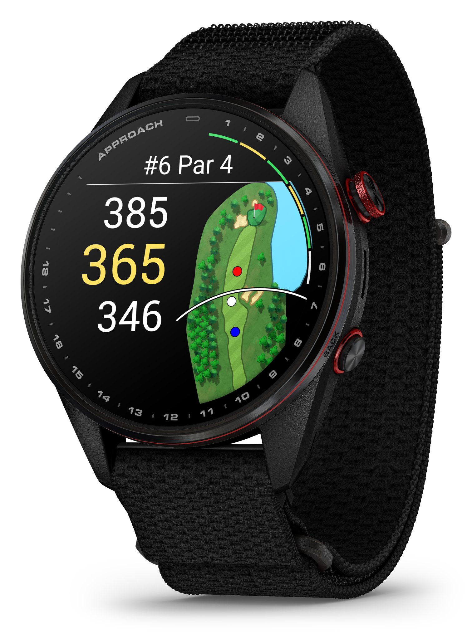 Garmin Approach S72 golfové gps hodinky, 47 mm, černé