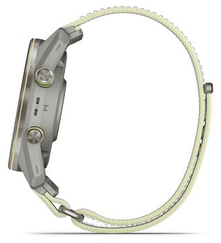 Garmin Approach S72 GPS hodinky, 47 mm, fog grey/citron,