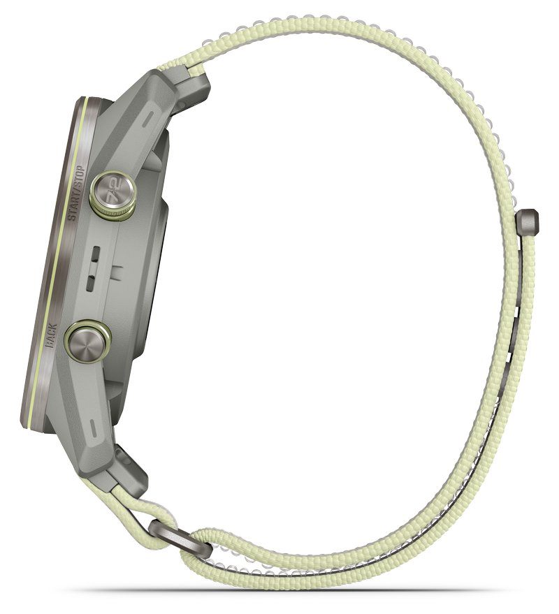 Garmin Approach S72 GPS hodinky, 47 mm, fog grey/citron,
