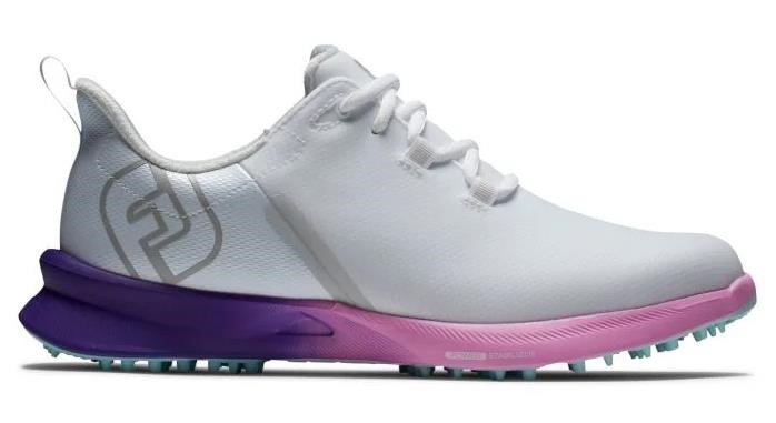 FootJoy Fuel Sport dámské golfové boty 2023, bílé/fialové, UK7.5-EU41 (US9.5)