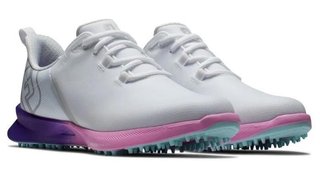 FootJoy Fuel Sport dámské golfové boty 2023, bílé/fialové, UK7.5-EU41 (US9.5)