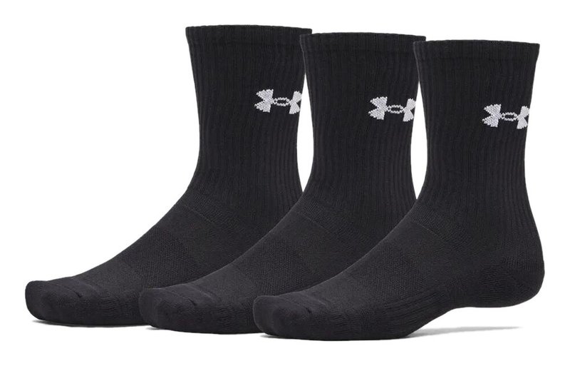 Under Armour UA Performance Cotton unisex ponožky (3 páry), ultimate black