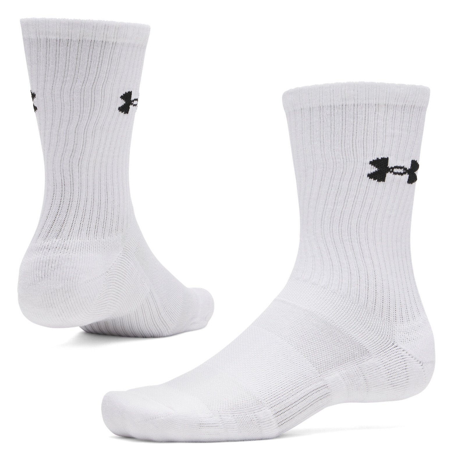 Under Armour UA Performance Cotton unisex ponožky (3 páry), bílé