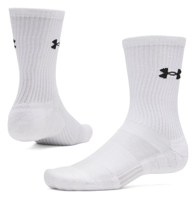 Under Armour UA Performance Cotton unisex ponožky (3 páry), bílé