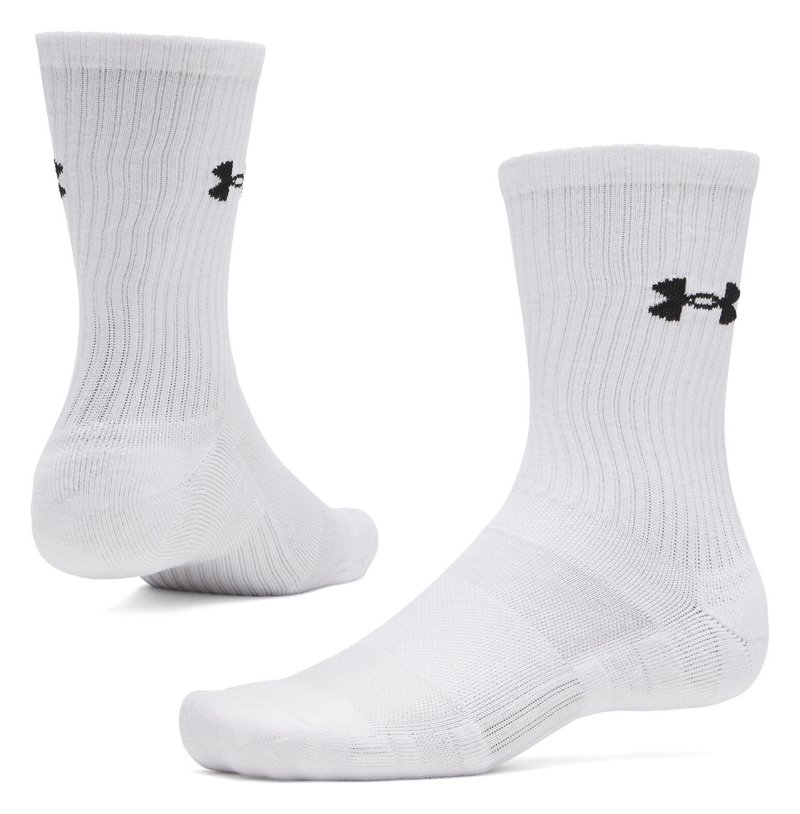 Under Armour UA Performance Cotton unisex ponožky (3 páry), bílé