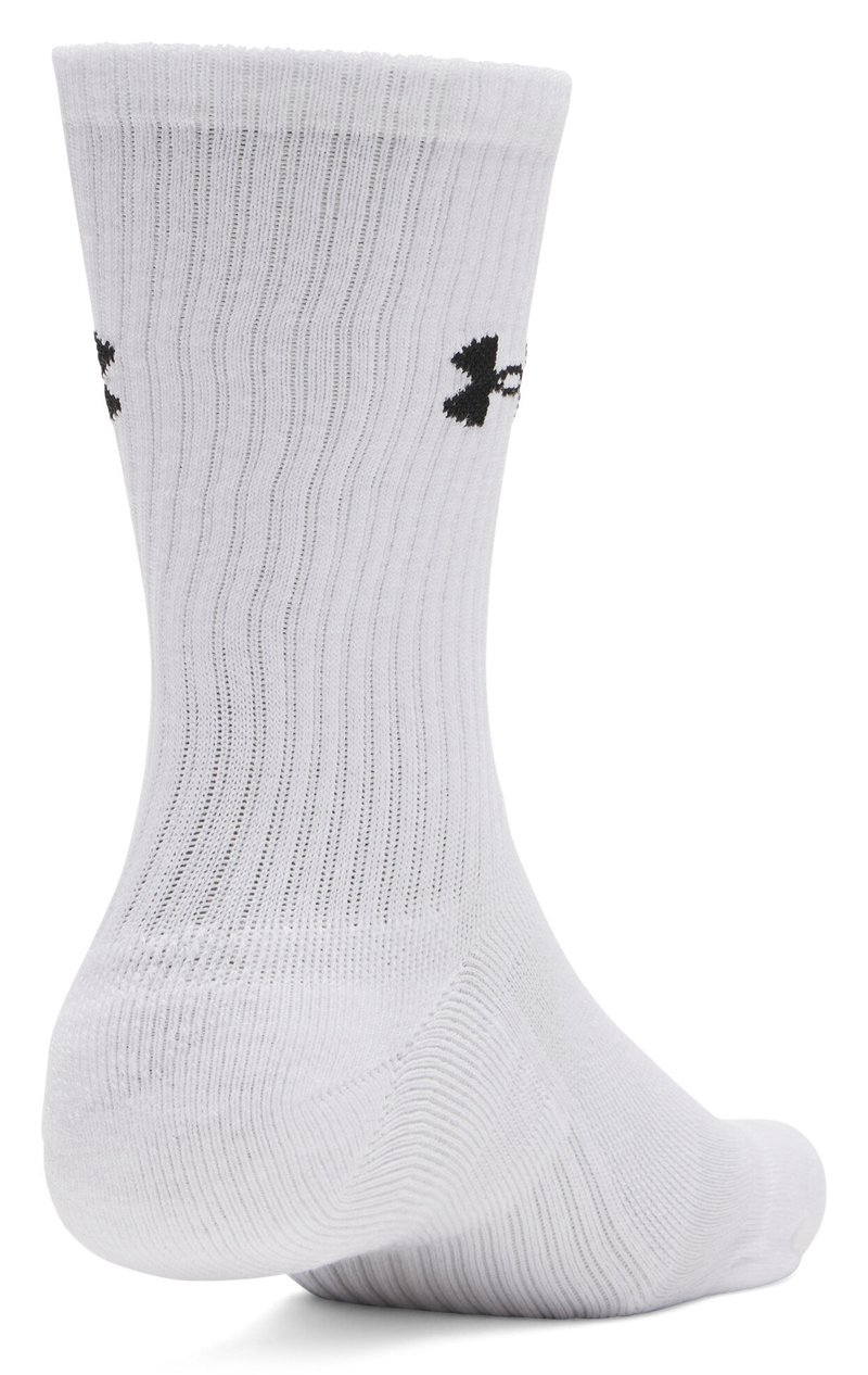 Under Armour UA Performance Cotton unisex ponožky (3 páry), bílé