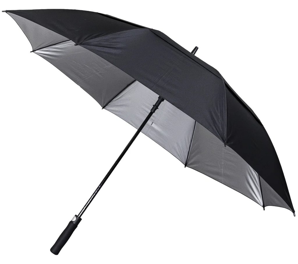 Longridge 62" Windproof UV deštník, černý