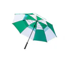 Longridge 60" Dual Canopy deštník, zelená/bílá