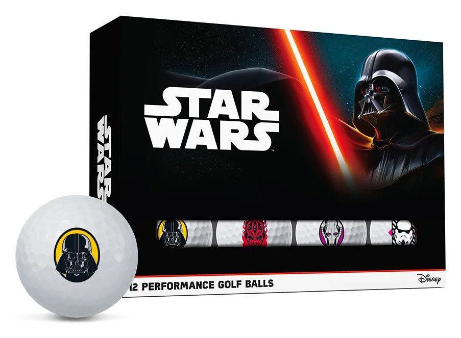 Volvik Power Soft Star Wars Dark Side golfové míčky (12 ks)