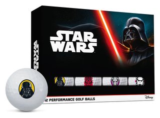 Volvik Power Soft Star Wars Dark Side golfové míčky (12 ks)