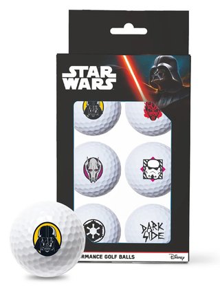 Volvik POWER Soft Star Wars Dark Side golfové míčky (6 míčků)