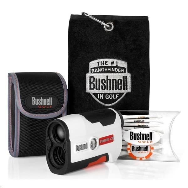 Bushnell Tour V3 Premium pack laserový dalekohled + příslušenství