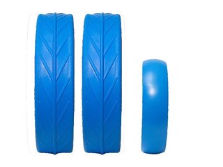 JuCad tires náhradní pneu na kola, 3ks, modré