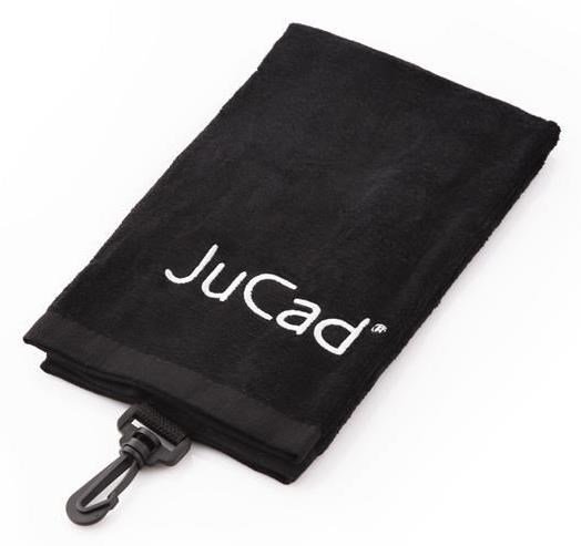 JuCad TriFold golfový ručník, černý