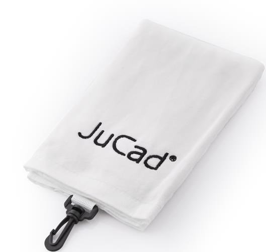 JuCad TriFold golfový ručník, bílý