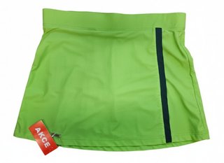 Kod 14 dámská sukně se šortkami, zeleno/modrá, XL