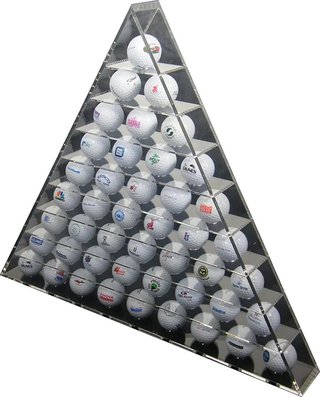 Longridge 45 Ball Pyramid Display Rack police