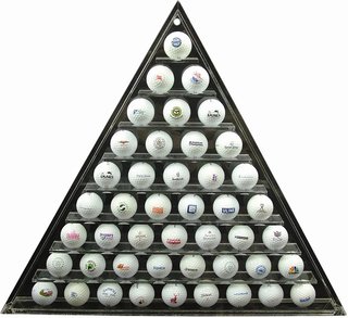 Longridge 45 Ball Pyramid Display Rack police