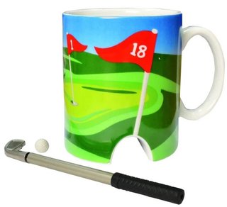 Longridge Golf Mug and Mini Putter hrnek