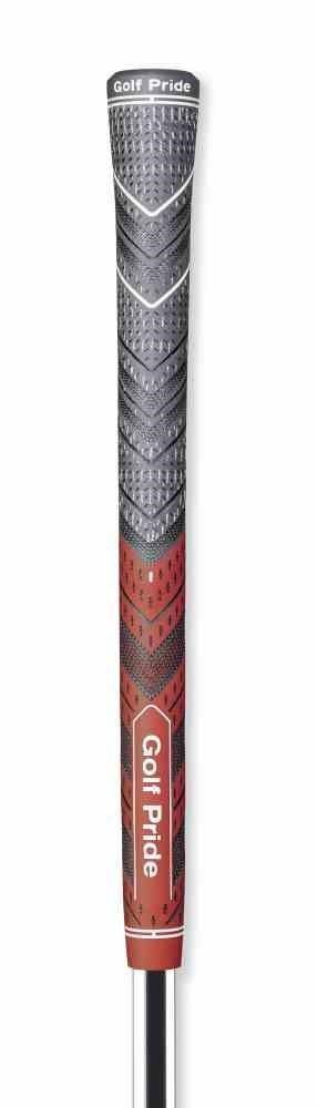 Golf Pride MCC Cord Plus4 grip, STANDARD, šedo/červený