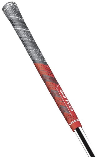 Golf Pride MCC Cord Plus4 grip, STANDARD, šedo/červený