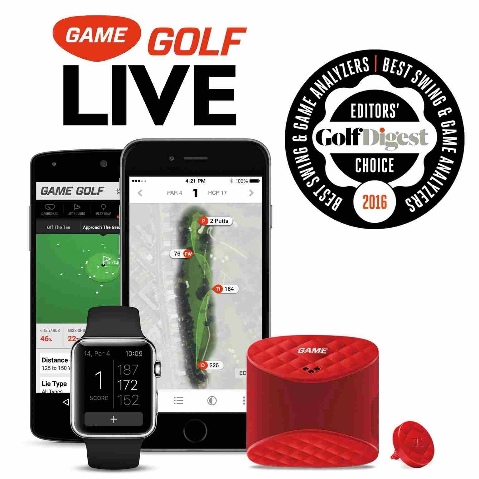 Game Golf Live digitální analýza hry + čtečka